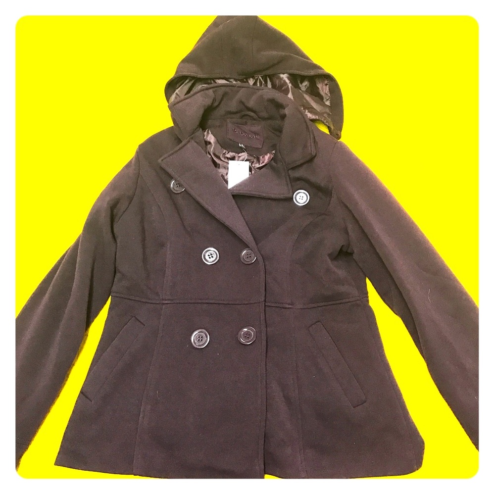 Plum peacoat
